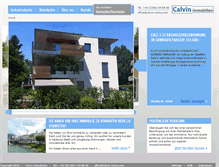 Tablet Screenshot of calvin-immo.com